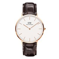 Reloj Daniel Wellington Hombre Classic York in Acero chapado en oro rosa DW00100011 - DW00100011